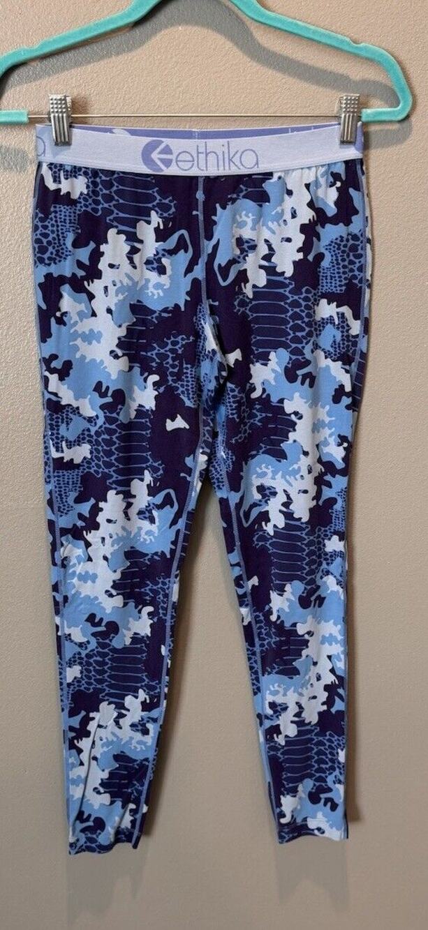 Ethika Women’s Leggings Size M Blue Multi-Print